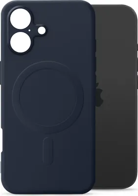Imagen del producto de Funda protectora "My Style" compatible con MagSafe para iPhone 17, color azul medianoche