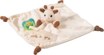 Produktbild von Sophie la girafe Schmusetuch Beige, Braun, Weiß, Bild, Junge/Mädchen, Handwäsche, 30 °C