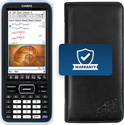 Produktbild von Casio FX-CP400 ClassPad II CAS Grafikrechner mit Schutztasche schwarz