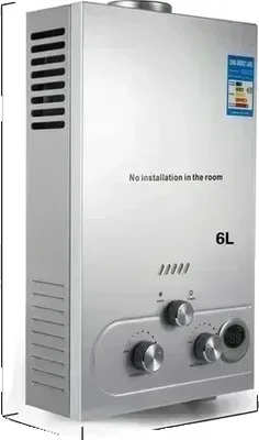 Produktbild von Tragbarer LPG-Wassererhitzer, 6L - 18L Leistung, 12KW - 36KW Heizleistung, 6L 12KW