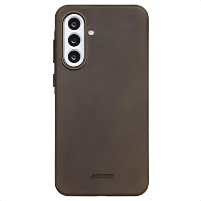 Immagine prodotto di Accezz Vintage Leather Magsafe Backcover per Samsung Galaxy A56 - Marrone rustico