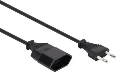 Image de Câble Alimentation C7 Euro Câble C7 Euro 8m H03vvh2-f - Perel