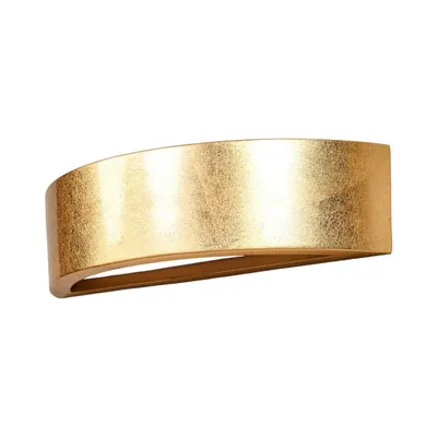 Produktbild von Lindby Wandleuchte Jasin, goldfarben, Gips, up/down, E14
