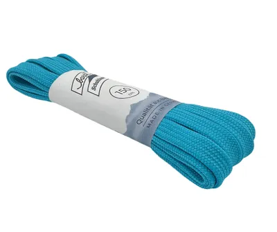 Produktbild von Barth Schuhbandl 8mm breite Sneaker Laces Schnürsenkel Schuhband in Himmelblau - 856