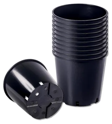 Produktbild von 10 Stück Pflanztöpfe Rund 12 Liter Blumentöpfe Ø 26 cm