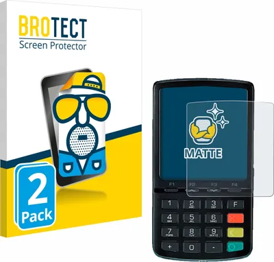Produktbild von 2x BROTECT Schutzfolie für ingenico Link/2500 Displayschutz Displayschutzfolie Folie Matt Entspiegelungsfolie