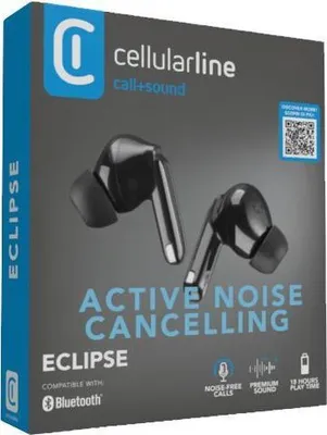 Produktbild von CELLULARLINE Cellularline ECLIPSE Kabellose Ohrhörer mit Ladecase und ANC- und ENC-Technologie
