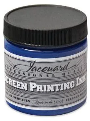 Produktbild von Jacquard Siebdruckfarbe 118 ml - Primärcyan Textilfarbe