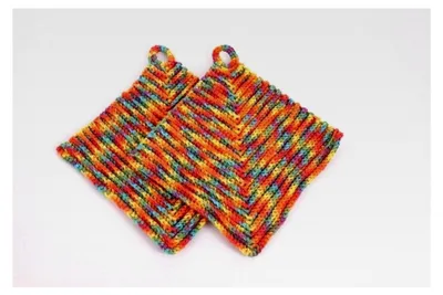 Produktbild von Gehäkelte Topflappen, ca. 19 x 19 cm