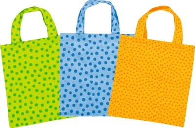 Immagine prodotto di Sacchetto di cotone piccolo, 3 assortiti, 9 pezzi,