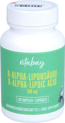 Immagine prodotto di Vitabay Acido R-alfa lipoico 300 mg capsule, 120 capsule