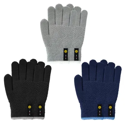 Produktbild von 3 Paar Winterhandschuhe für Kinder mit vollständigen Fingern