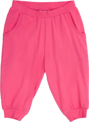 Productafbeelding van Meisjesbroek met 3/4 pijplengte, model Base - roze - maat 146