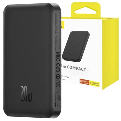 Obrázok produktu pre Baseus 6932172636234, 5000 mAh, Lítium polymér (lipo), Čierna