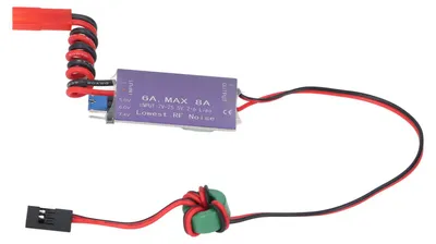 Obrázok produktu pre Regulátor napätia UBEC, externé moduly pre RC helikoptéry, vstup napätia 7–25,5 V (batéria), výstup 5 V, 6 V, 7,4 V, prúd 6 A