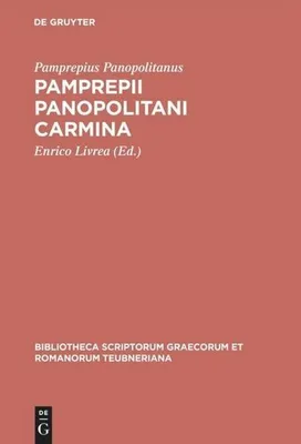 Produktbild von Pamprepii Panopolitani carmina