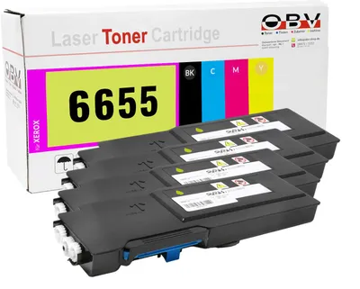 Produktbild von Kompatibler Toner Set für Xerox WorkCentre 6655 WorkCentre 6655i ersetzt 106R02747/44/45/46 BK/C/M/Y