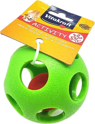 Obrázek produktu pro Vitakraft 35188, Pes, Míč, Zelená, Termoplastická guma, Žvýkání
