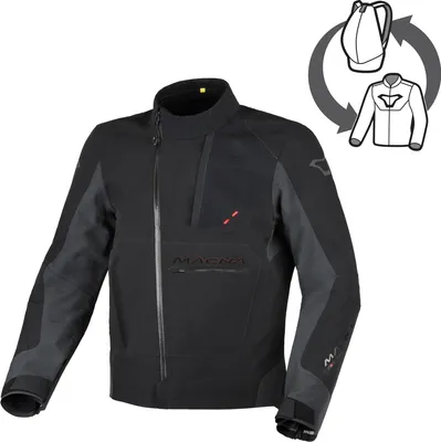 Immagine prodotto di Giacca impermeabile da moto Macna Corvit, nero, S