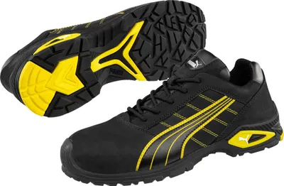 Image de PUMA Chaussure de sécurité Amsterdam Low Taille 42 noir / jaune - 64.271.0-42