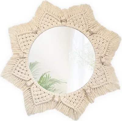 Produktbild von Tutumi Boho-Wandspiegel 53CM 322048