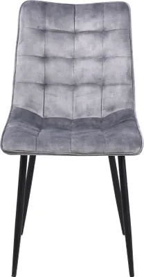 Produktbild von KAWOLA Stuhl CLARA Esszimmerstuhl Velvet grau