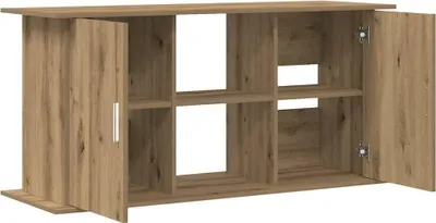 Image de vidaXL Support pour aquarium Artisan Oak 121 x 41 x 58 cm Bois composite
