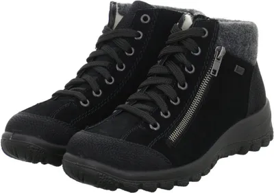 Productafbeelding van Rieker dames veterschoen, zwart