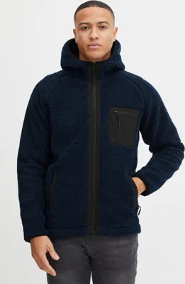 Produktbild von INDICODE IDTrod - 55589MM Herren Kapuzenpullover Hoodie Pullover mit Kapuze Und Teddy-Fell