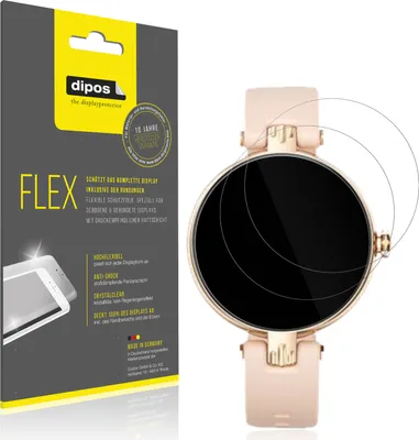 Produktbild von 2x Schutzfolie für Sross Smartwatch 1.19 Zoll Folie, 100% Displayabdeckung, dipos Flex