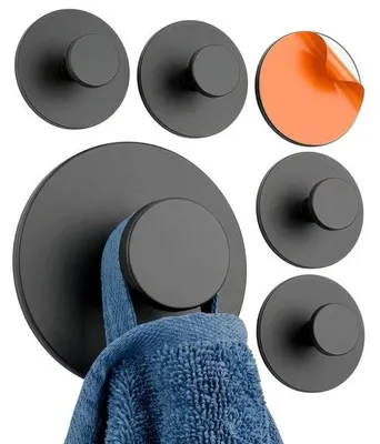 Produktbild von Famanu Wandhaken Set – 6 selbstklebende Haken für die Wand