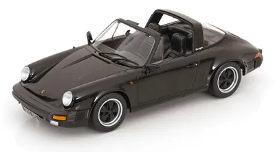 Produktbild von KK Scale 180843 Porsche 911 SC Targa 1983 schwarz 1:18