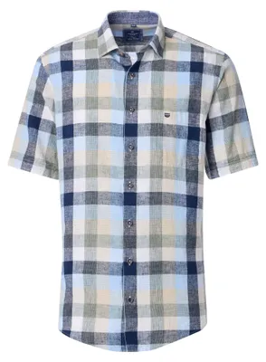 Produktbild von Redmond - Comfort Fit - Herren Freizeithemd Kurzarm (251160999), Größe:4XL, Farbe:Grün(60)