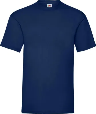 Obrázok produktu pre Fruit of the Loom – tričko „Valueweight“ pre mužov/ženy Uni LT1940 (XXL) (námornícka modrá)