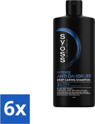 Obrázek produktu pro SYOSS - Proti lupům - Šampon - Dlouhotrvající styling - 440 ml - Cenově výhodné balení - 6 kusů