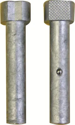 Produktbild von Ulmia Alu-Rundbankhaken (Paar) mit Kugelarretierung (DM 20 mm) - 810.921