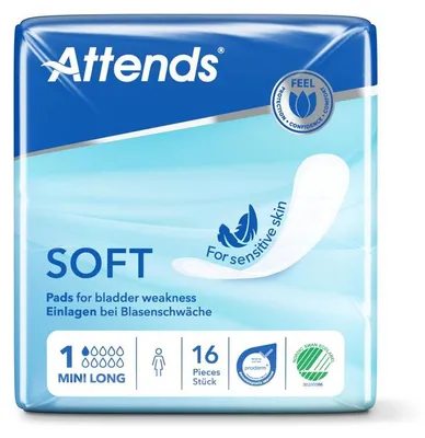 Productafbeelding van Attends Inlegger Soft Mini (16 Stuks)