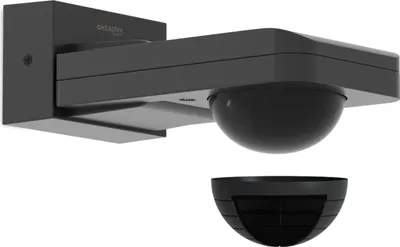 Produktbild von Oktaplex Bewegungsmelder Decken- & Wandmontage Dauer-An Funktion Infrarot-Sensor anthrazit