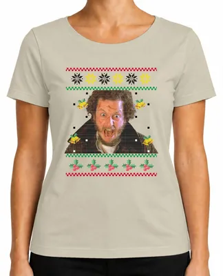 Imagen del producto de Marv Kevin: Suéter navideño feo, camiseta para mujer, diseño navideño, color natural, talla M
