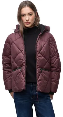Produktbild von Street One Kurze Steppjacke Light Mahagony Red 44