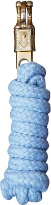 Produktbild von Harry´s Horse Gold 2 M Bleiseil Mit Panikhaken Blau Blau One Size