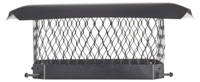 Imagen del producto de Cubierta para chimenea de acero galvanizado, de 33 x 33 cm, con recubrimiento en polvo, para uso en exteriores