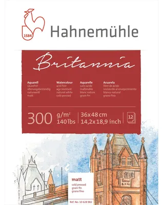 Aquarellkarton matt 300 g/m² 36x48 cm 12 Blatt