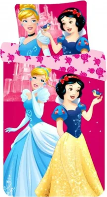 Produktbild von Disney Prinzessin Kind Kinderbettwäsche 90×140cm, 40×55 cm