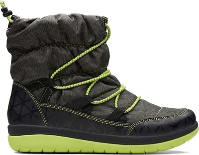 Zdjęcie produktu dla CLARKS Damskie ocieplane buty Cabrini Alp khaki zielony 38