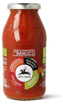 PULPA POMIDOROWA Z BAZYLIĄ BIO 500 g - ALCE NERO