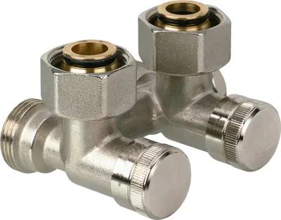 Produktbild von Danfoss Universalverschraubung RLV-K für Ventil-HK, Heizkörper G 3/4, Eck, 1 Stk.