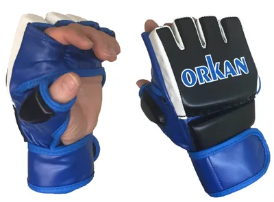 Produktbild von Orkan Grappling MMA Handschuh schwarz/blau M