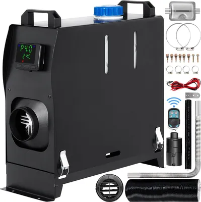 Zdjęcie produktu dla Nagrzewnica Powietrza na Olej Napędowy 12V z LCD i Pilotem 8KW