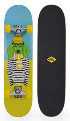 Produktbild von Schildkröt Funsports Kicker 31, Skateboard (klassisch), Mehrfarbig, Ahornholz, Abbildung, 80 kg, 8 Jahr(e)